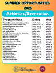 SUMMER OPPORTUNITIES 2025